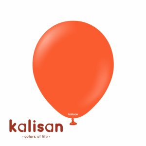 Lateks balon Flame orange 30cm