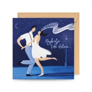Čestitka Najbolje tek dolazi 15,5x15,5 cm