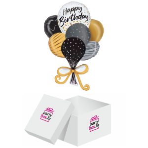 Folija balon Happy Birthday baloni, 97cm