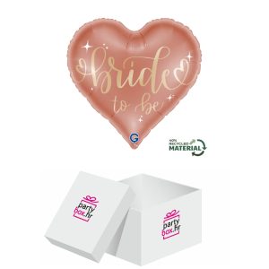 Folija balon Bride to be srce, 46cm